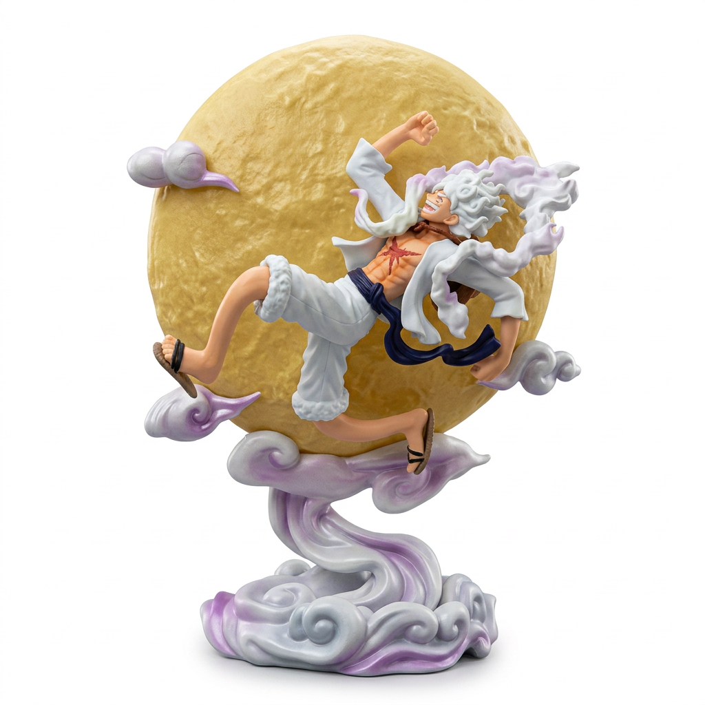Lámpara Figura Luffy Gear 5 - One Piece Nika Sun God